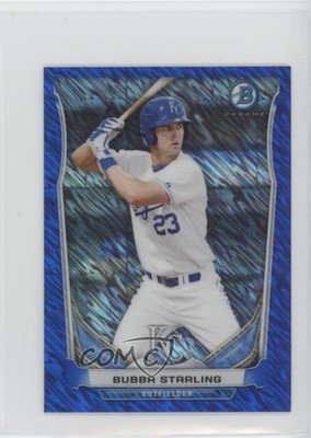 2014 Bowman Scout Top 5 Prospects Mini Chrome Refractors Blue Bubba Starling g6p