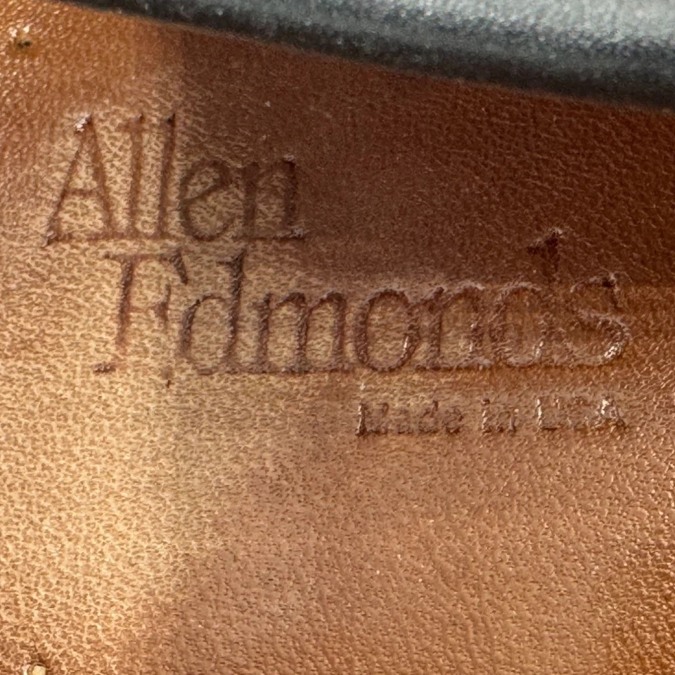 Allen Edmonds Castine Mocasines de Conducción Zapatos Sin Cordones Talla 14D Cuero Negro Informal Foto 2 de 4