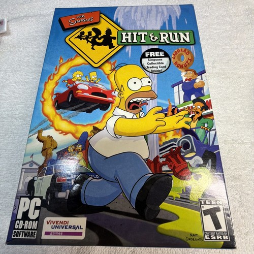 The Simpsons: Hit & Run PC Small Box 2003 Brand New Factory Sealed Rare **LOOK** - Picture 1 of 10