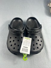 Crocs Classic Clogs Black 10001-001 Size M7/W9 Z-1019