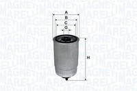 Kraftstofffilter Magneti Marelli 152071758006 Mit Filterheizung FüR Renault Ford