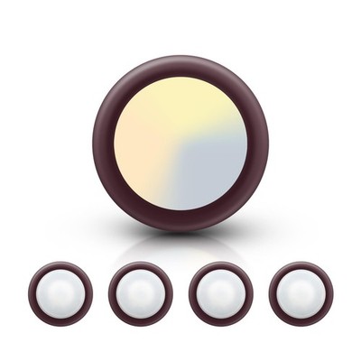 ECOELER 6 Inch Dimmable LED Disk Lights for Ceiling, Selectable 3000K/4000K/5000