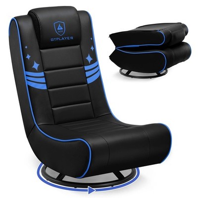 GTPLAYER 22 inches x 15 x 32 inches, [With Headrest]   Black & Blue
