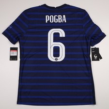 Maillot de foot de la France 1 étoile vintage floqué Pogba