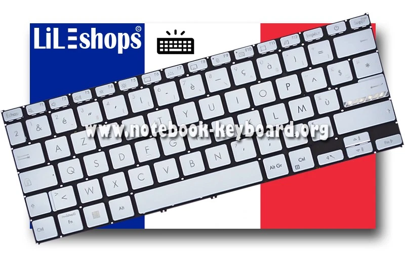 Clavier Français Original Pour Asus Vivobook 14 X1404VA X1404VAP X1404Z X1404ZA - Photo 3/3