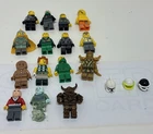 Non-Lego Minifigures, (15) Mini Fig Parts And Pieces Star Wars Ninjago