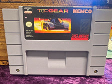 Kemco Top Gear Racing Nintendo SNES Cartridge NTSC-U/C US/Canada