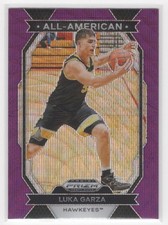 #26 Luke Garza 2024-25 Prizm Draft Picks All-American Purple Wave