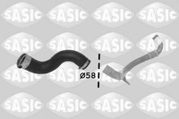 Ladeluftschlauch Sasic 3334049 FüR Renault Megane DZ0 KZ0 ScÉNic 3 JZ0 BZ0 CC