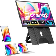 Laptop Screen Extender 16.1", 1920  1200 Portable Monitor with Detachable Fr...