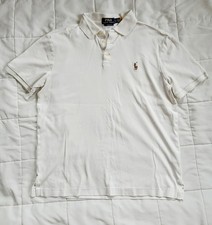 Polo Ralph Lauren Classic Fit White Polo Size SP