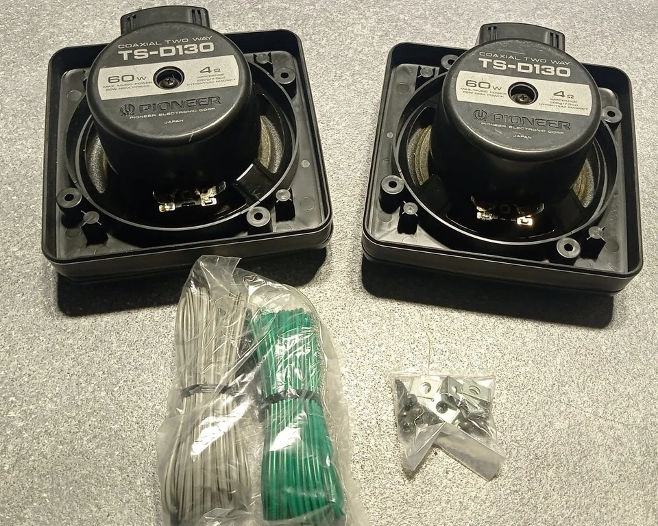 PIONEER TS D130 ALTOPARLANTI VINTAGE NUOVI Hi Fi QUALITY  2 VIE CON CROSSOVER - Immagine 2 di 4