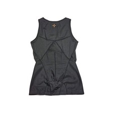 TOMMIE COPPER Women's Lower Back Support Tank Top Sz MED Black Nwt