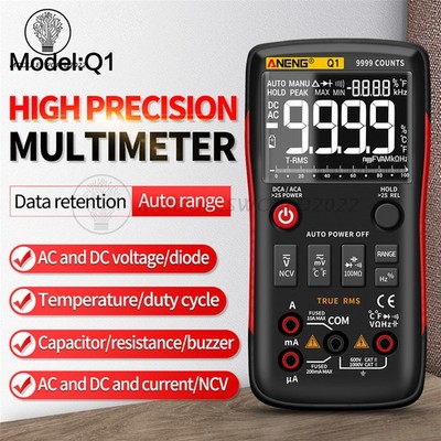 ANENG Q1 Backlight Digital Handheld Multimeter AC/DC Voltage Current NCV Tester