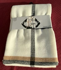 West Loop Fashion Winter Scarf Cream ~ 76.7" x 28.3" ~ NWT