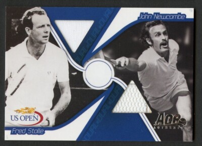 Fred Stolle US Open サイン入りカード John Newcombe Fred Stolle #US38 2008 Ace Authentic US Open Jerseys