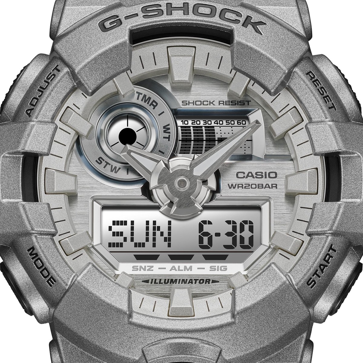 CASIO G-SHOCK GA-700FF-8AJF Forgotten future Watch Metallic Silver