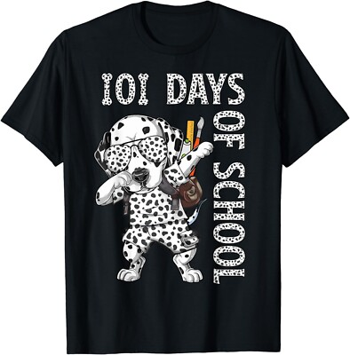 101 Days Of School Shirt Dabbing Dalmation Dog Teachers Kids 101 Days Of School Shirt Dabbing Dalmation Dog Teachers Kids
