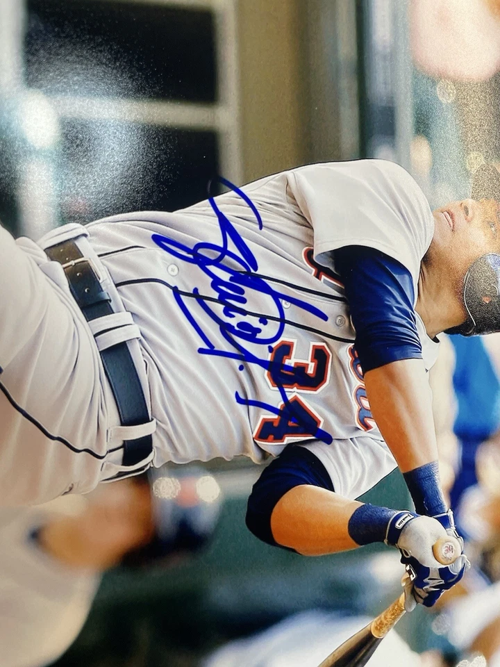 Foto autografiada 8x10 Avisail Garcia-Medias Blancas de Chicago certificado de autenticidad Gtp JSA PSA Foto 2 de 3