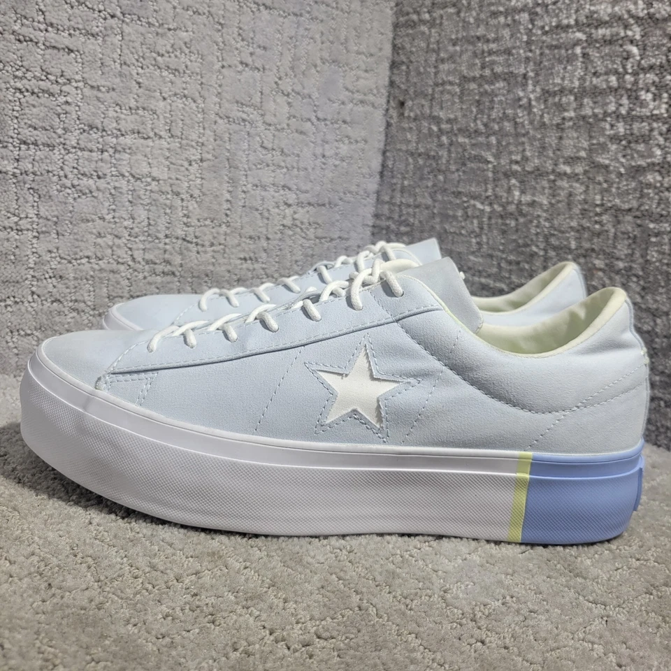 Zapatos de plataforma Converse Chuck Taylor All Star para mujer talla 11 azul claro 559903C Foto 3 de 4