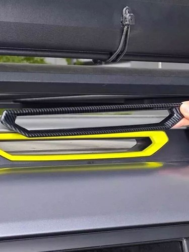 6Pcs Car Roof Luggage Rack Strip Plate Cover Trim Decoration for Jetour for T2 - Picture 11 of 13