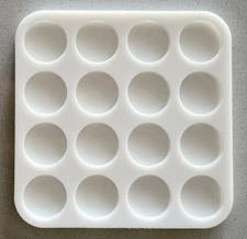 Flat Disc Pendant Silicone Mold AU