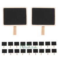 20pcs Mini Message Note Chalkboard Peg Wedding Lolly Buffet Blackboard Placecard on sale 20pcs Mini Message Note Chalkboard Peg Wedding Lolly Buffet Blackboard Placecard on sale