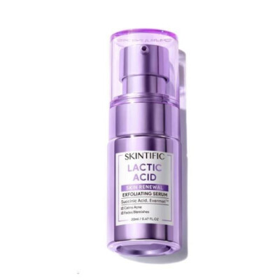 Exfoliating Night Serum Anti-Aging Acne SKINTIFIC Lactic Acid Skin Renewal 20ml