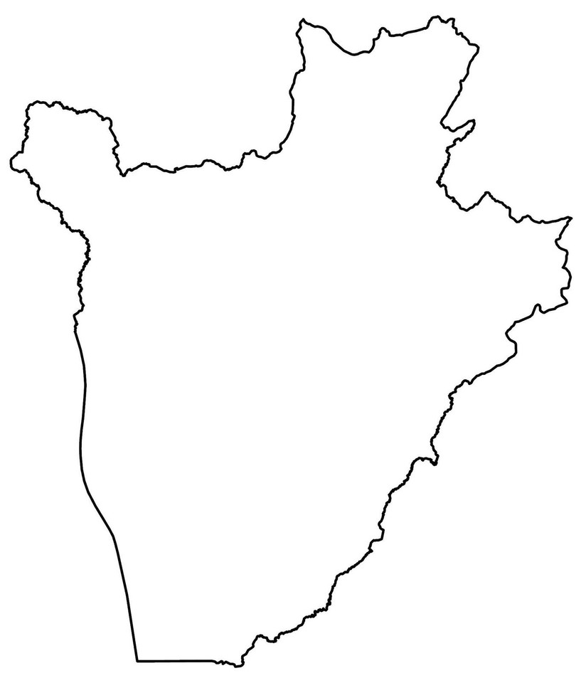 burundi-blank-outline-map-glossy-poster-picture-photo-print-banner-5x7