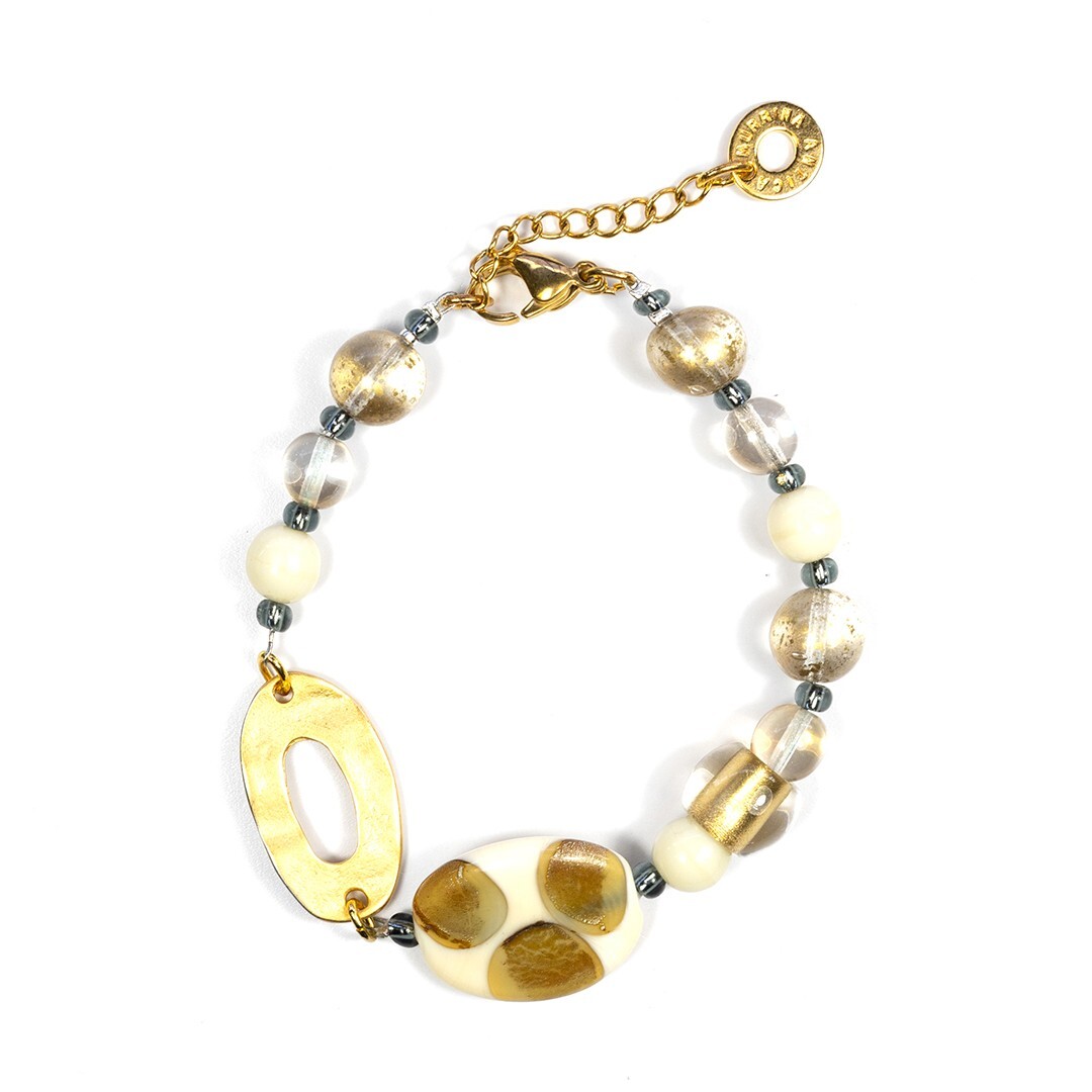 ANTICA MURRINA VENEZIA ART.BL4SAI2202 BRACCIALE SAND TOP COLORE AVORIO