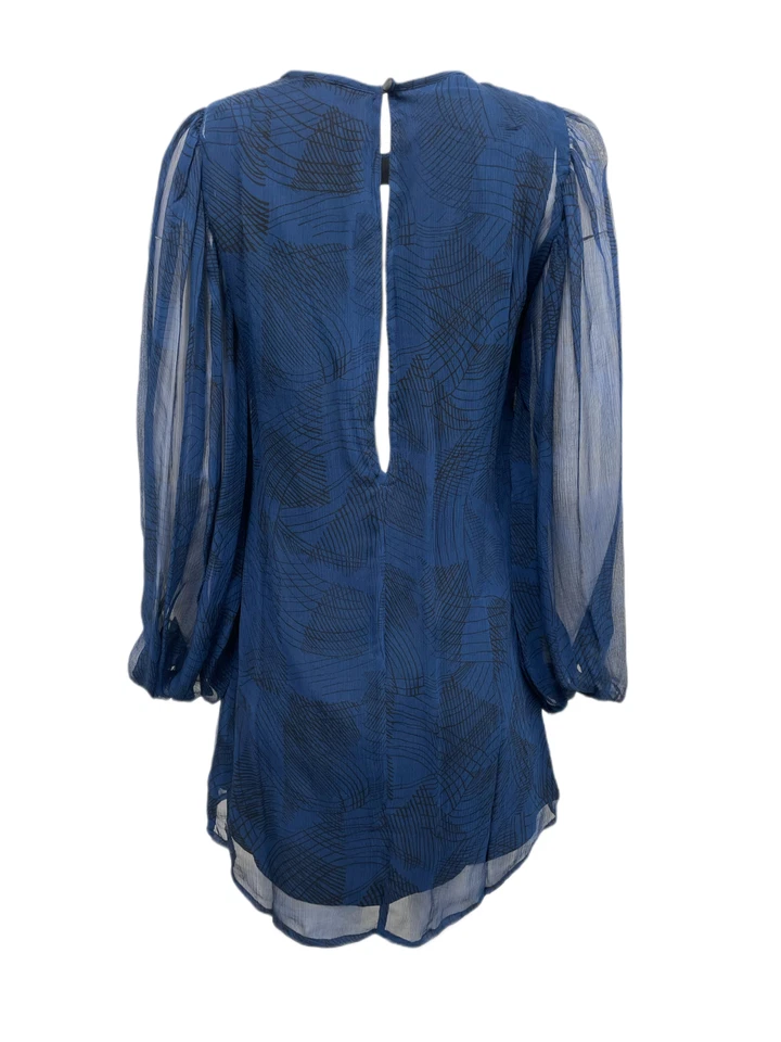 Vestido túnica de invierno Kate forrado ojo de cerradura pequeño azul claro de luna Foto 2 de 2