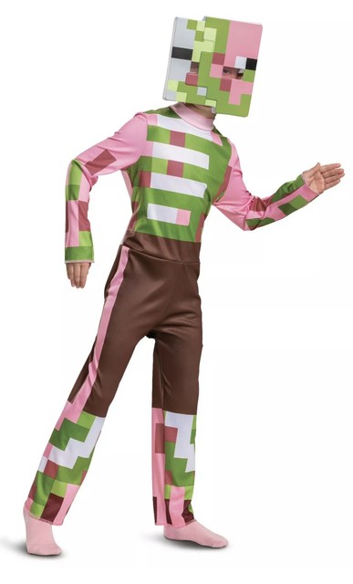 Minecraft Zombie Pigman Child Costume Small Video Game Licensed Mojang P1 For Sale Online Ebay