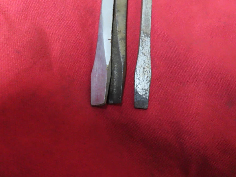 (3) Hoja de destornillador de mango de madera Proto de colección, (2) 9708, (1) 9706, cuadrado, EE. UU. ~ GD + Foto 3 de 3