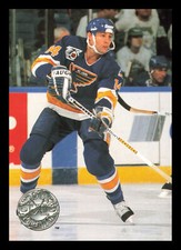Paul Cavallini #224 1991-92 Pro Set Platinum St. Louis Blues