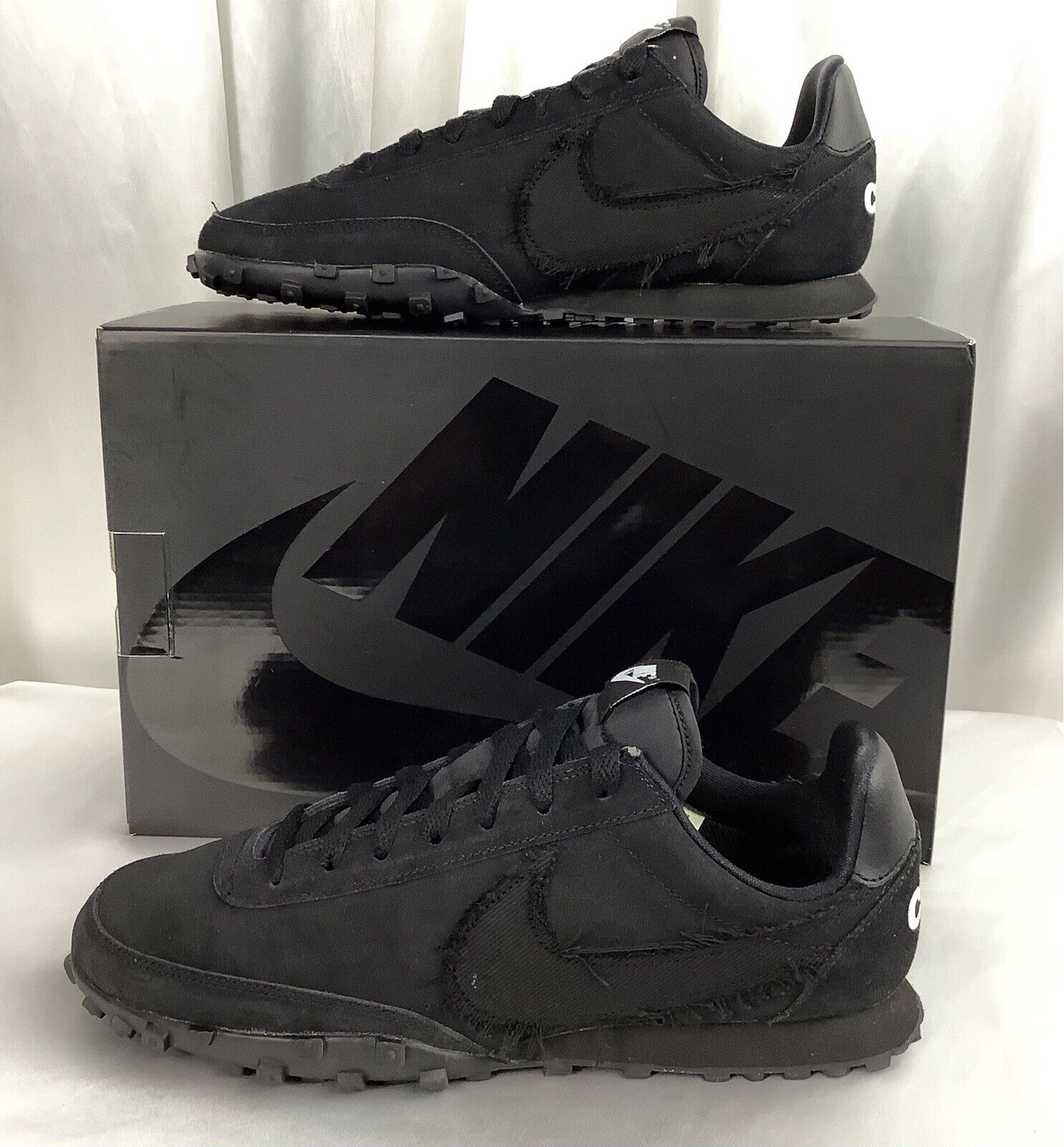 rare NIKE x COMME des GARCONS WAFFLE RACER CDG CU9080-002 42 w10 / men 8.5