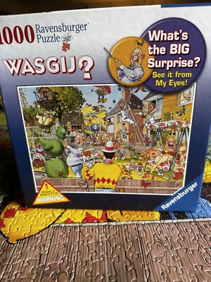Complete! WASGIJ Ravenburger 1000 Piece Jigsaw Puzzle - Blooming Marvelous 80927