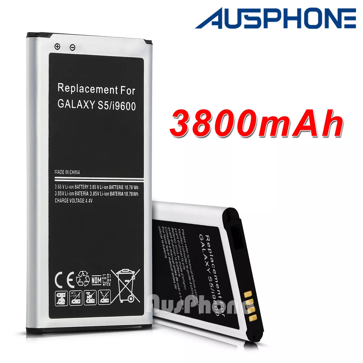 Premium Li ion Replacement Battery for Samsung Galaxy S5 4G i9600