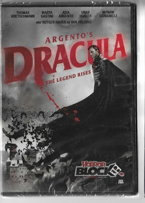 Argento's Dracula The Legend Rises (DVD, 2014,) New