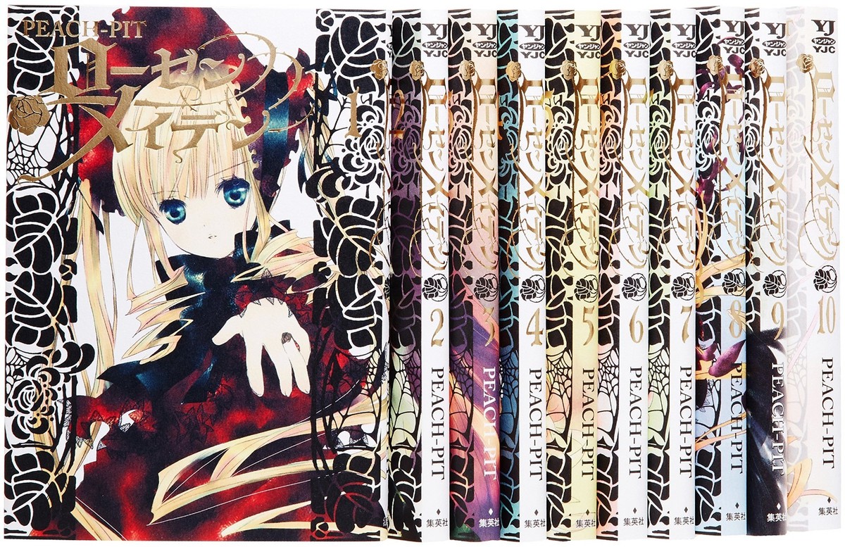 Peach-Pit manga: Rozen Maiden Second series 1~10 Complete Set Book