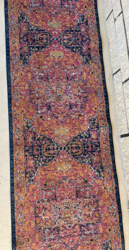 Tapete SAFAVIEH Evoke Collection laranja fúcsia 15' longo tapete corredor X 25,5" - Imagem 3 de 4