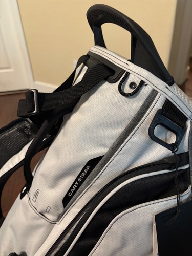 Ping 2023 Hoofer Lite Heather Gray/Platinum Golf Stand Bag w/ Raincover - NEW - Picture 5 of 7