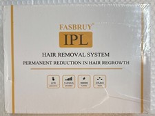 Fasbruy IPL Hair Removal System FREE SHIPPING New Sealed