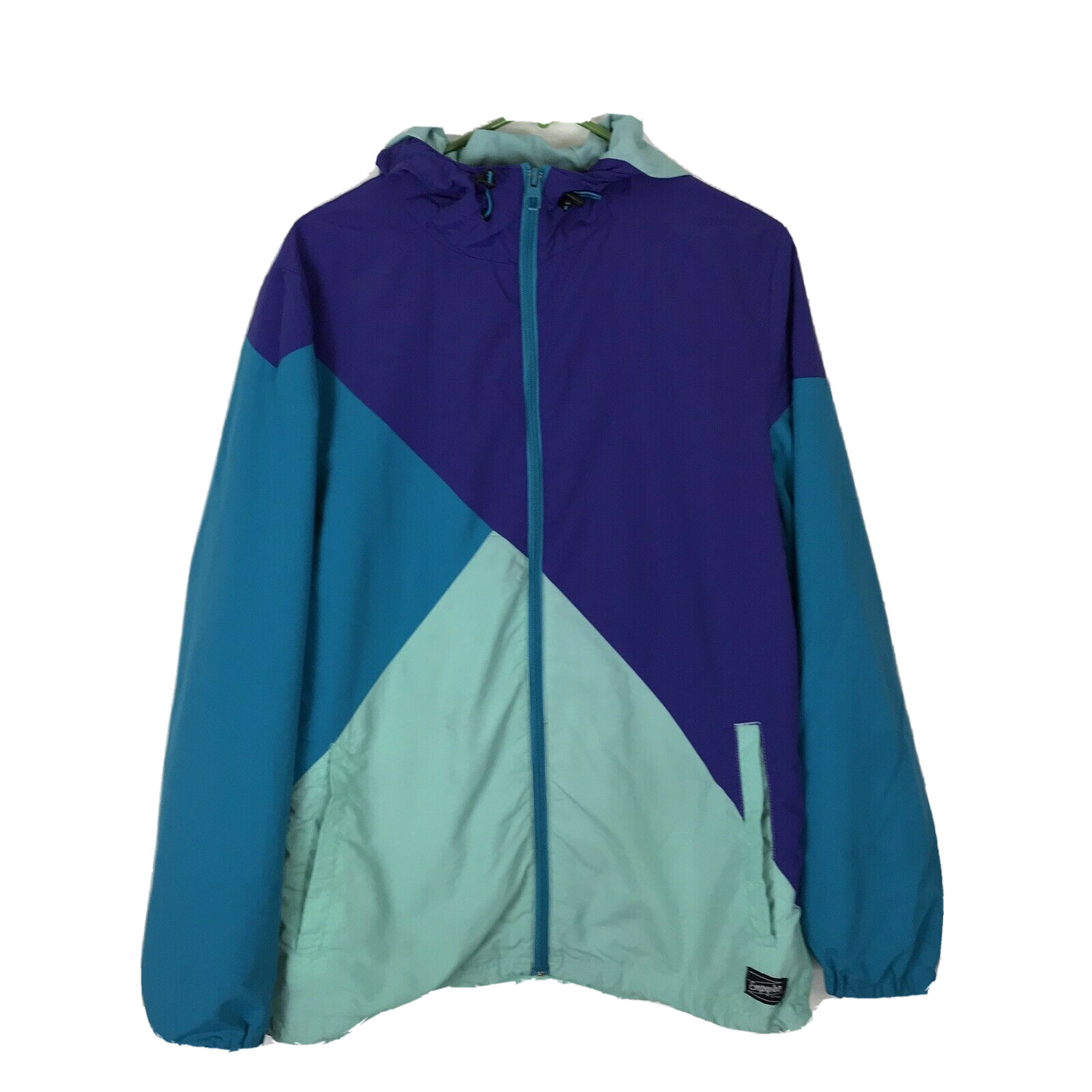 Empyre Vintage Jacket Lightweight Nylon Hoodie Zipper Men's S