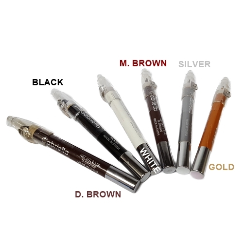 JUMBO EYE & LIP PENCIL W/SHARPENER WATERPROOF, ULTRA LONG LASTING 12PCS