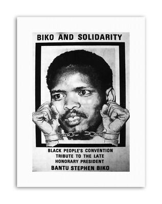 Steve Biko Anc Apartheid Südafrika Politisch Leinwand Kunstdruck