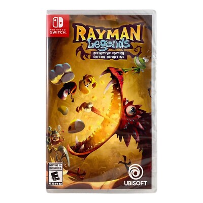 Rayman Legends Definitive Edition (Nintendo Switch, 2017) Platformer NEW SEALED!