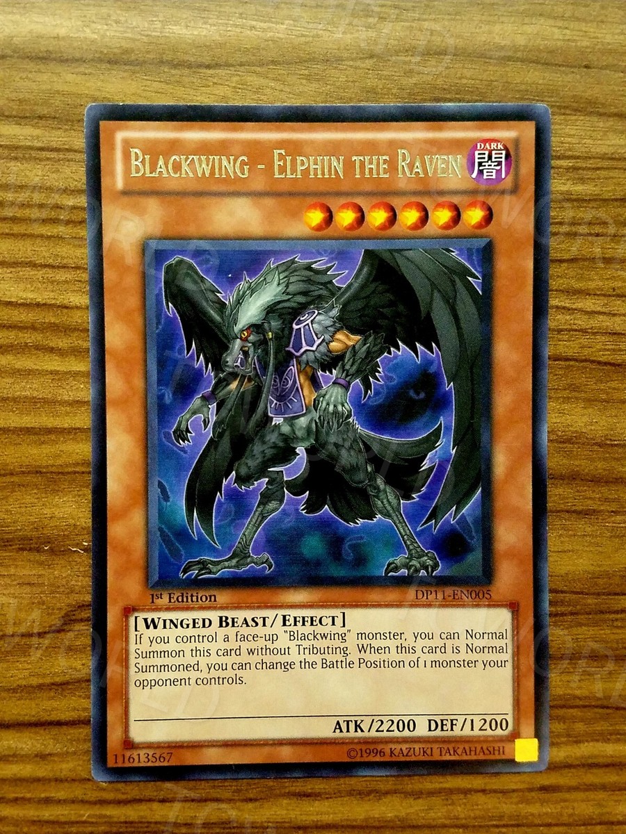 英語版遊戯王 Blackwing - Elphin the Raven 匿名発送 英語版遊戯王