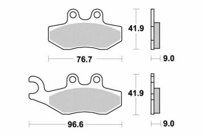 Acdelco 17D461 Professional - Pastiglie Freno A Disco Posteriori Semi-Metalliche Per Auto - 2