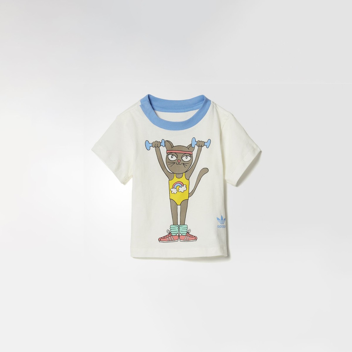 adidas x Mini Rodini Tee BQ4288 White 9-12 months Size 80 NEW 