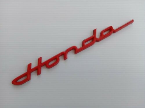 HONDA RED 3D EMBLEM LOGO BADGE DECAL S600 S800 CHALY DAX CT70 - LOW SHIP. COSTS - Afbeelding 1 van 7